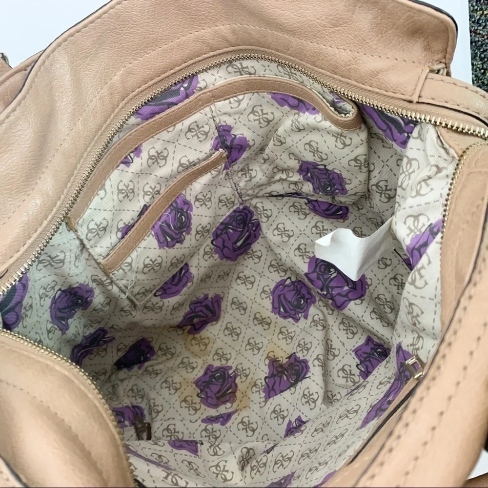 GUESS Faux Leather Kelly double handle Handbag - Picture 14 of 16